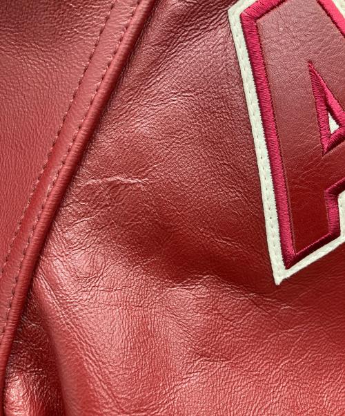 AVIREX（アヴィレックス）AVIREX (アヴィレックス) バーシティジャケット レッド サイズ:L 未使用品の古着・服飾アイテム