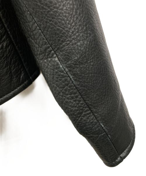 COACH（コーチ）COACH (コーチ) レザージャケット ブラック サイズ:ｍの古着・服飾アイテム