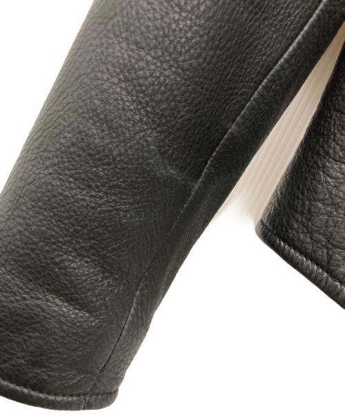 COACH（コーチ）COACH (コーチ) レザージャケット ブラック サイズ:ｍの古着・服飾アイテム