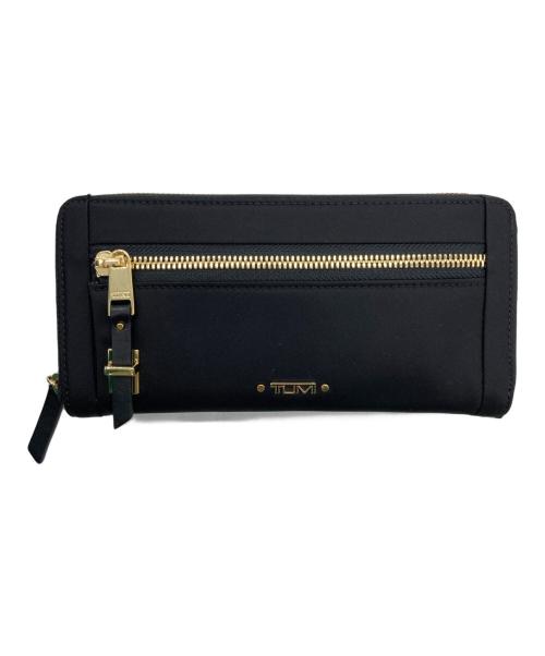 TUMI（トゥミ）TUMI (トゥミ) ラウンドファスナー財布 ブラックの古着・服飾アイテム