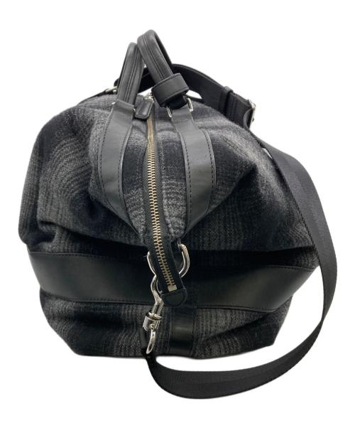 HUNTING WORLD（ハンティングワールド）HUNTING WORLD (ハンティングワールド) ボストンバッグ ブラックの古着・服飾アイテム