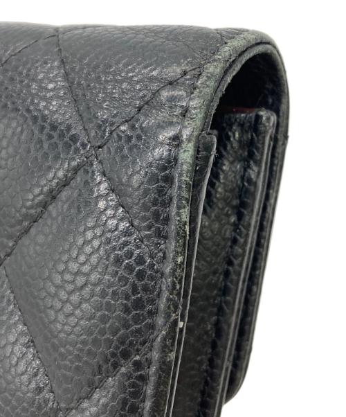 CHANEL（シャネル）CHANEL (シャネル) マトラッセ キャビアスキン ブラックの古着・服飾アイテム