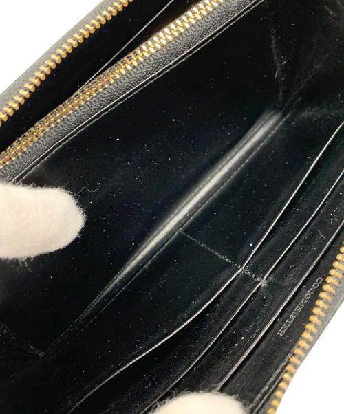 cocomeister（ココマイスター）cocomeister (ココマイスター) ラウンドファスナー財布 ブラック サイズ:実寸サイズにてご確認ください。の古着・服飾アイテム