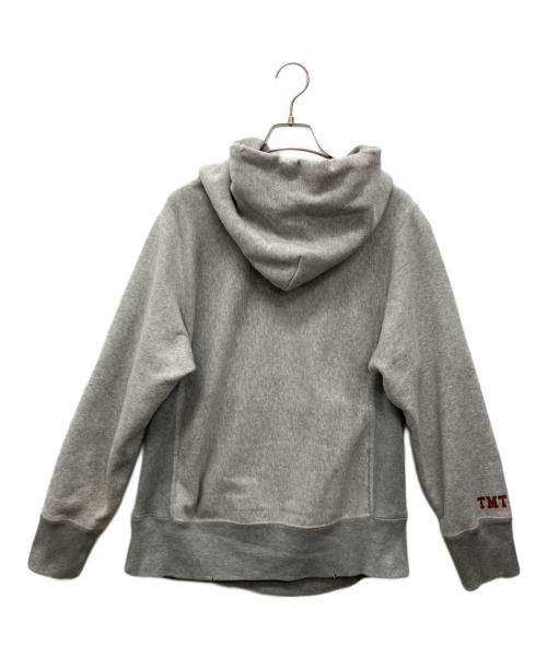 Champion×TMT（チャンピオン×ティーエムティー）Champion×TMT (チャンピオン×ティーエムティー) プルオーバーパーカー グレー サイズ:Sの古着・服飾アイテム