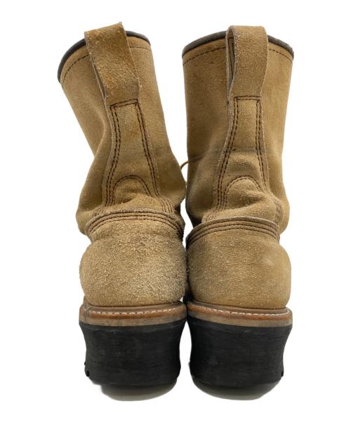 RED WING（レッドウィング）RED WING (レッドウィング) ロガーブーツ ベージュ サイズ:８Dの古着・服飾アイテム