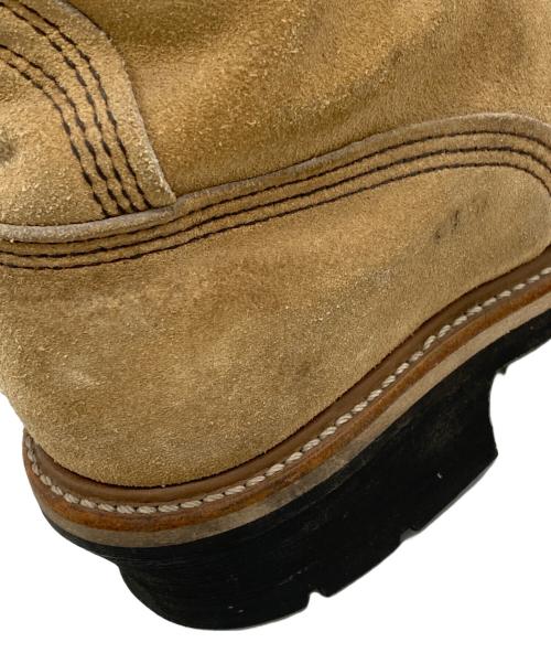 RED WING（レッドウィング）RED WING (レッドウィング) ロガーブーツ ベージュ サイズ:８Dの古着・服飾アイテム
