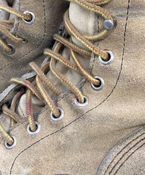 RED WING（レッドウィング）RED WING (レッドウィング) ロガーブーツ ベージュ サイズ:８Dの古着・服飾アイテム