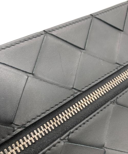 BOTTEGA VENETA（ボッテガベネタ）BOTTEGA VENETA (ボッテガベネタ) イントレチャート ドキュメントケース ネロ ブラックの古着・服飾アイテム