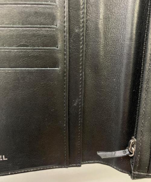 CHANEL（シャネル）CHANEL (シャネル) 長財布 ブラックの古着・服飾アイテム
