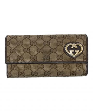 中古・古着通販】GUCCI (グッチ) 長財布 GGキャンバス｜ブランド・古着