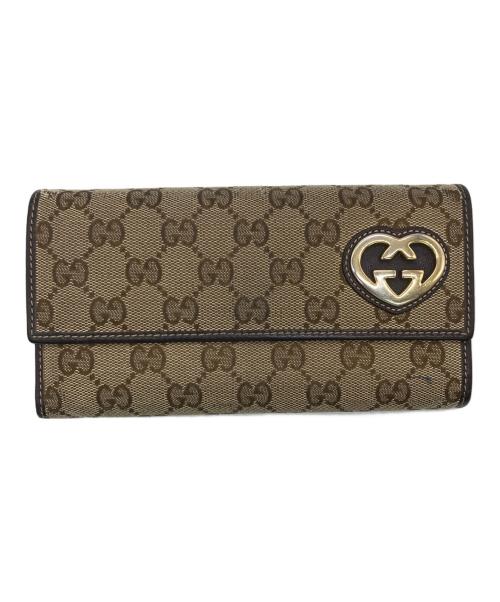 GUCCI（グッチ）GUCCI (グッチ) 長財布　GGキャンバスの古着・服飾アイテム
