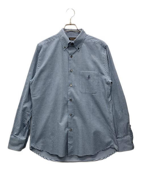Paul Stuart（ポールスチュアート）Paul Stuart (ポールスチュアート) ボタンダウンシャツ ブルー サイズ:Lの古着・服飾アイテム