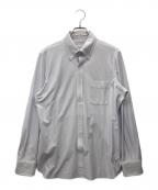 MACKINTOSH LONDONマッキントッシュ ロンドン）の古着「キャンディーストライプジャージーシャツ」｜ホワイト×パープル