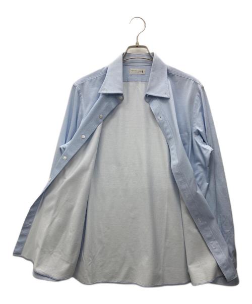 MACKINTOSH LONDON（マッキントッシュ ロンドン）MACKINTOSH LONDON (マッキントッシュ ロンドン) ボタンダウンシャツ ブルー サイズ:Ｌの古着・服飾アイテム