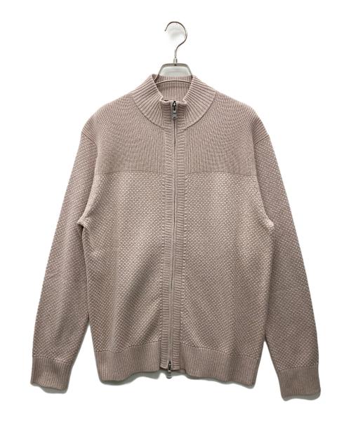 JOSEPH（ジョゼフ）JOSEPH (ジョゼフ) ジップアップニット ベージュ サイズ:50の古着・服飾アイテム