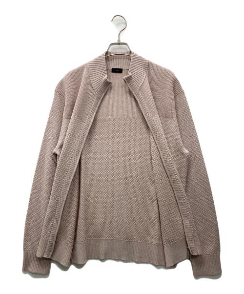 JOSEPH（ジョゼフ）JOSEPH (ジョゼフ) ジップアップニット ベージュ サイズ:50の古着・服飾アイテム