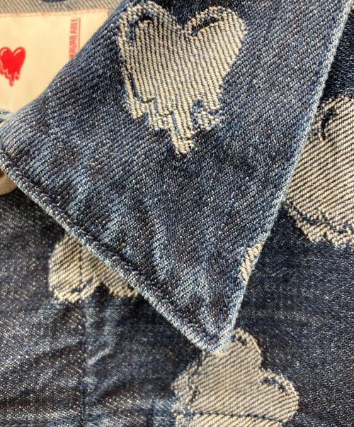 EMOTIONALLY  UNAVAILABLE（エモーショナリー アンアベイラブル）EMOTIONALLY  UNAVAILABLE (エモーショナリー アンアベイラブル) EU DENIM JACKET インディゴ サイズ:Lの古着・服飾アイテム