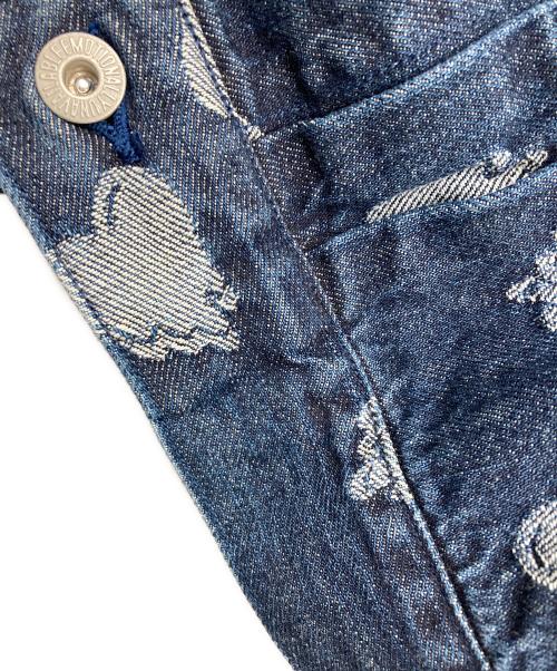 EMOTIONALLY  UNAVAILABLE（エモーショナリー アンアベイラブル）EMOTIONALLY  UNAVAILABLE (エモーショナリー アンアベイラブル) EU DENIM JACKET インディゴ サイズ:Lの古着・服飾アイテム