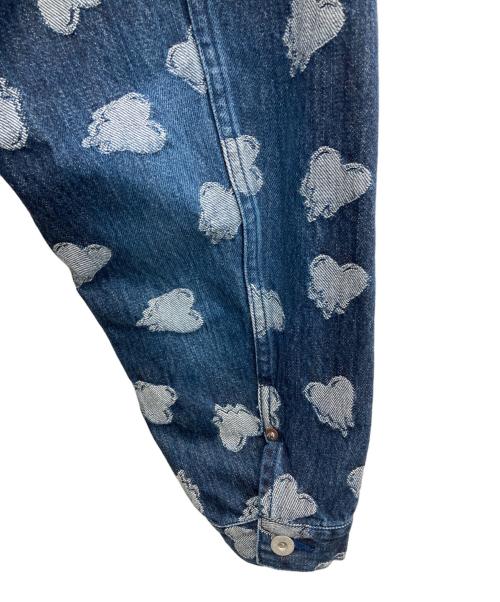 EMOTIONALLY  UNAVAILABLE（エモーショナリー アンアベイラブル）EMOTIONALLY  UNAVAILABLE (エモーショナリー アンアベイラブル) EU DENIM JACKET インディゴ サイズ:Lの古着・服飾アイテム