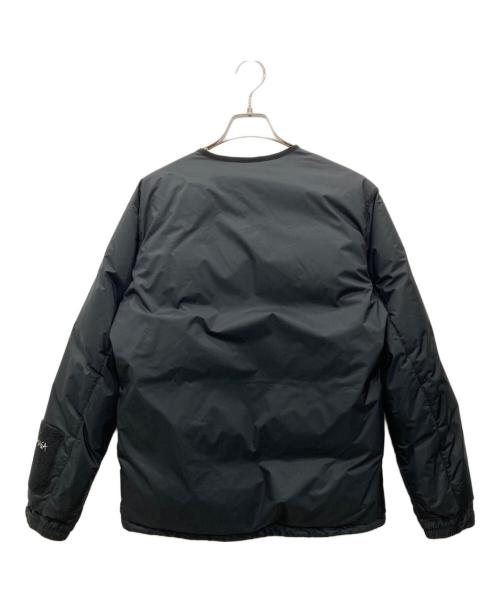 NANGA（ナンガ）NANGA (ナンガ) MANUAL ALPHABET (マニュアル アルファベット) ノーカラーダウンジャケット ブラック サイズ:2の古着・服飾アイテム