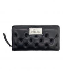 Maison Margiela（メゾンマルジェラ）の古着「ラウンドファスナー財布」｜ブラック