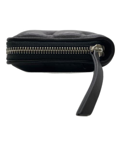 Maison Margiela（メゾンマルジェラ）Maison Margiela (メゾンマルジェラ) ラウンドファスナー財布 ブラックの古着・服飾アイテム