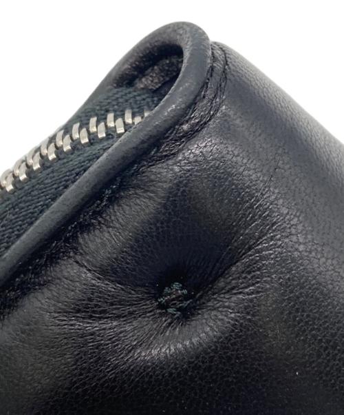 Maison Margiela（メゾンマルジェラ）Maison Margiela (メゾンマルジェラ) ラウンドファスナー財布 ブラックの古着・服飾アイテム