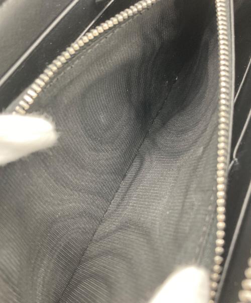 Maison Margiela（メゾンマルジェラ）Maison Margiela (メゾンマルジェラ) ラウンドファスナー財布 ブラックの古着・服飾アイテム