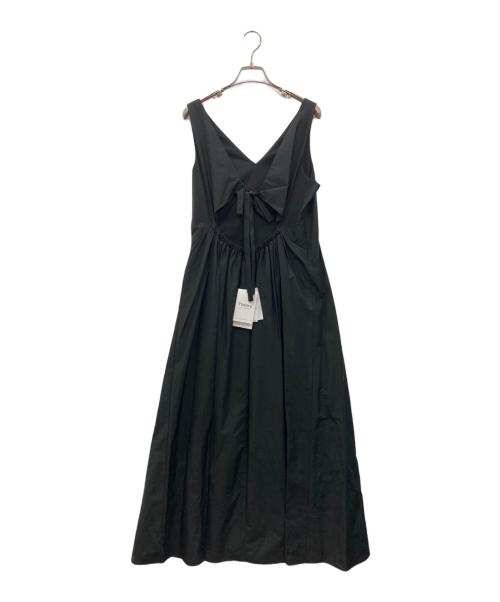 theory（セオリー）THEORY (セオリー) Soft Lawn Open Back Dress ブラック サイズ:M 未使用品の古着・服飾アイテム