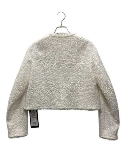 TOMORROW LAND collection（トゥモローランドコレクション）TOMORROW LAND collection (トゥモローランドコレクション) フリンジジャケット ホワイト サイズ:36 未使用品の古着・服飾アイテム