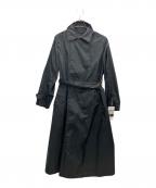 TOMORROW LAND collectionトゥモローランドコレクション）の古着「ソフトトレンチコート」｜ブラック