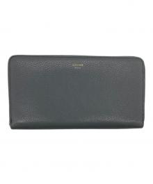 CELINE（セリーヌ）の古着「Large Zipped Multifunction Wallet」｜グレー