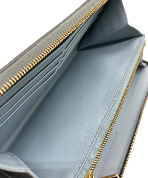 CELINE（セリーヌ）CELINE (セリーヌ) Large Zipped Multifunction Wallet グレーの古着・服飾アイテム