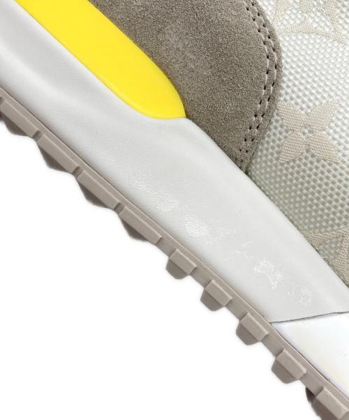 LOUIS VUITTON（ルイ ヴィトン）LOUIS VUITTON (ルイ ヴィトン) スニーカー イエロー×グレー サイズ:7 1/2の古着・服飾アイテム