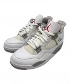 NIKEナイキ）の古着「AIR JORDAN4 retro」｜ホワイト