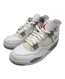 NIKE（ナイキ）の古着「AIR JORDAN4 retro」｜ホワイト