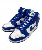 NIKEナイキ）の古着「DUNK HI retro」｜ホワイト×ブルー