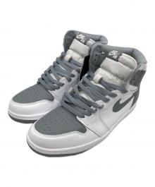 NIKE（ナイキ）の古着「AIR JORDAN 1 RETRO high og」｜ホワイト×グレー