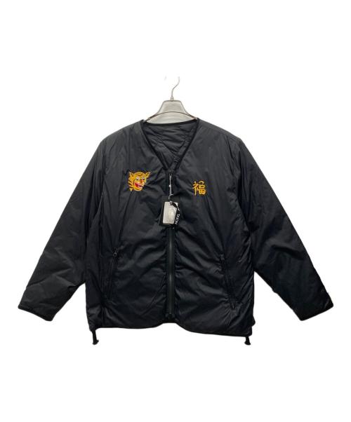 TAION（タイオン）TAION (タイオン) リバーシブルダウンジャケット ブラック サイズ:XLの古着・服飾アイテム