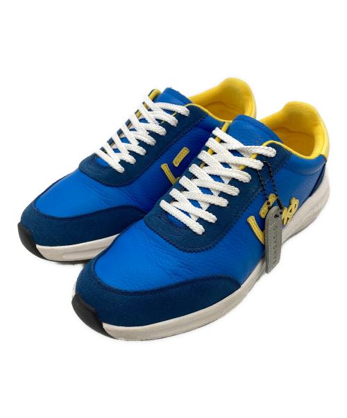 via SANGACIO（ヴィア・サンガチオ）via sangacio (ヴィア・サンガチオ) BLOW BLUE×YELLOW サイズ:26.5の古着・服飾アイテム