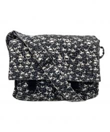 PORTER×BEAMS×DISNEY（ポーター×ビームス×ディズニー）の古着「ショルダーバッグ」｜ブラック×ホワイト