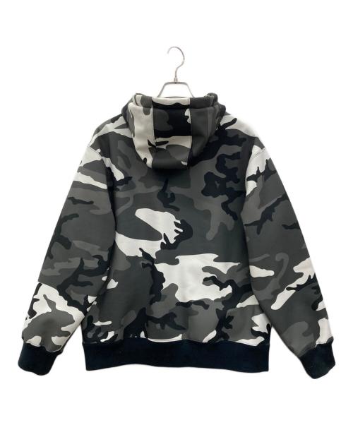 SUPREME（シュプリーム）Supreme (シュプリーム) パーカー グレー×ホワイト サイズ:Mの古着・服飾アイテム