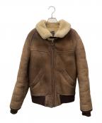 AVIREXアヴィレックス）の古着「ムートンジャケット」｜ブラウン