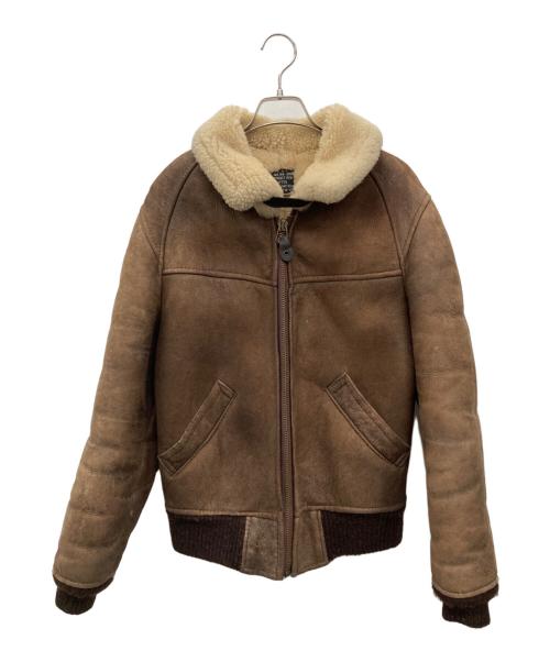 AVIREX（アヴィレックス）AVIREX (アヴィレックス) ムートンジャケット ブラウン サイズ:34の古着・服飾アイテム