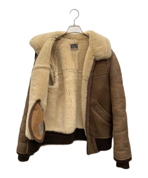 AVIREX（アヴィレックス）AVIREX (アヴィレックス) ムートンジャケット ブラウン サイズ:34の古着・服飾アイテム