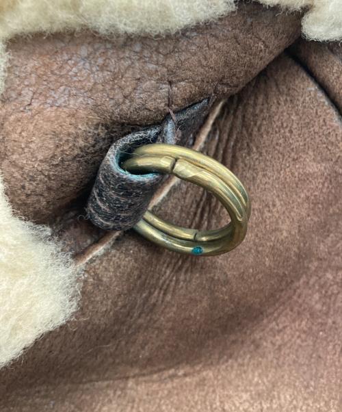 AVIREX（アヴィレックス）AVIREX (アヴィレックス) ムートンジャケット ブラウン サイズ:34の古着・服飾アイテム