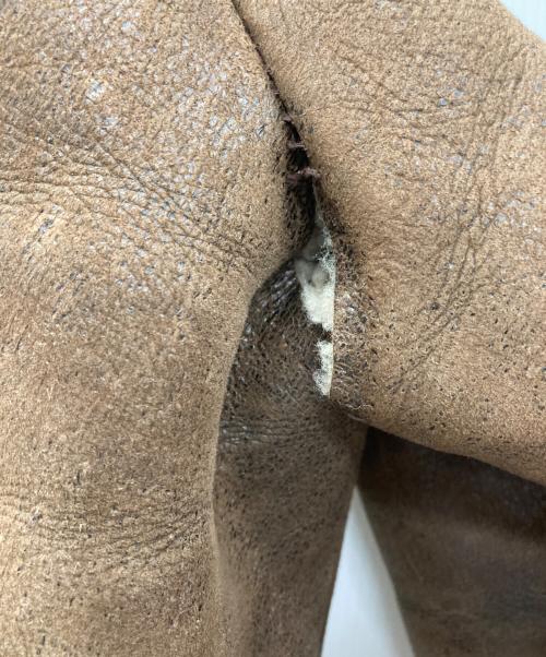 AVIREX（アヴィレックス）AVIREX (アヴィレックス) ムートンジャケット ブラウン サイズ:34の古着・服飾アイテム