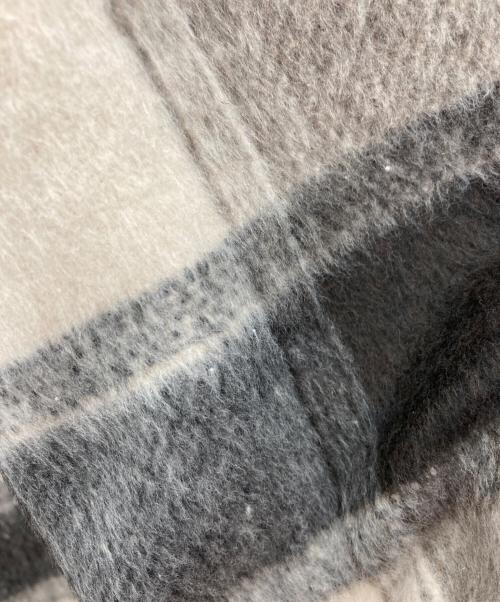 BIG MIKE（ビックマイク）BIG MIKE (ビックマイク) 裏キルティング ジップジャケット ブラック×ホワイト サイズ:XLの古着・服飾アイテム