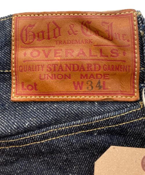 TRADE MARK GOLD（トレードマークゴールド）TRADE MARK GOLD (トレードマークゴールド) デニムパンツ インディゴ サイズ:L 未使用品の古着・服飾アイテム