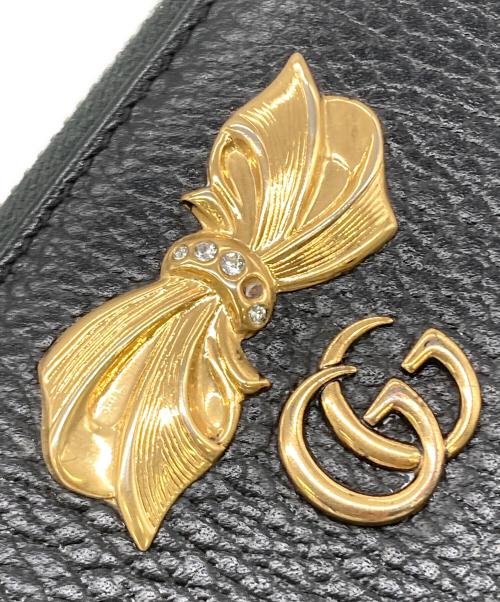 GUCCI（グッチ）GUCCI (グッチ) PETIT BOW ブラックの古着・服飾アイテム